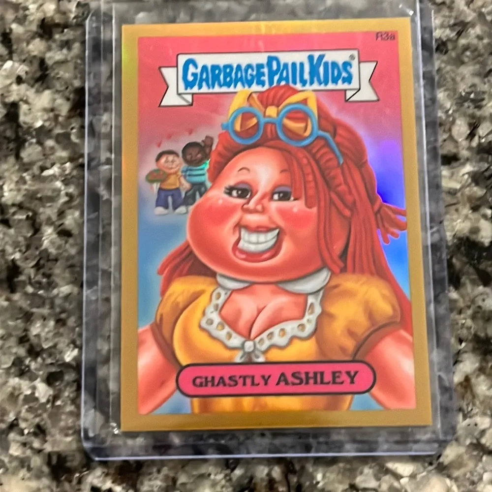Topps Garage Pail Kids Chrome series 1 2013 gold refractor Ghastly Ashley R3A